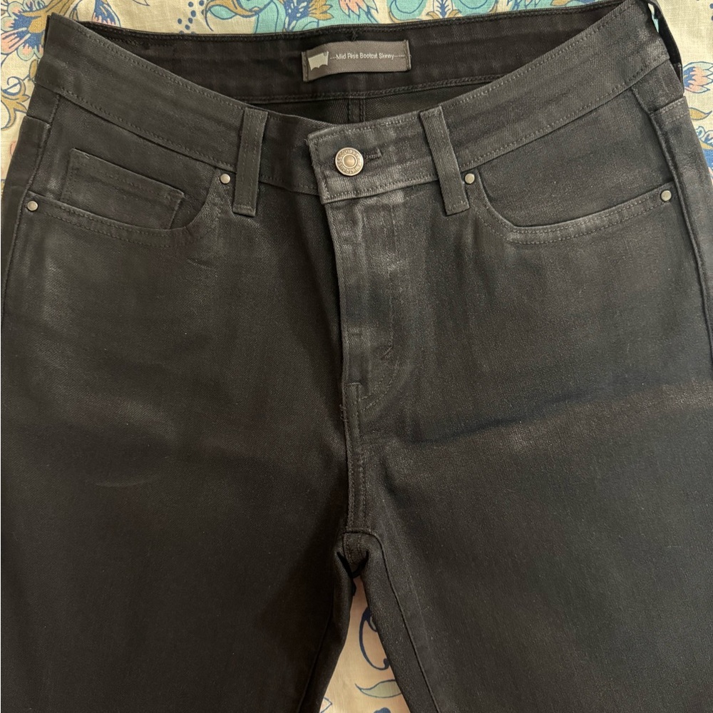 Levi's Black Straight Leg Jeans Classic Denim